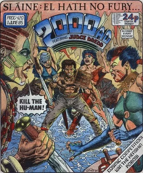 Cover of 2000 AD #420