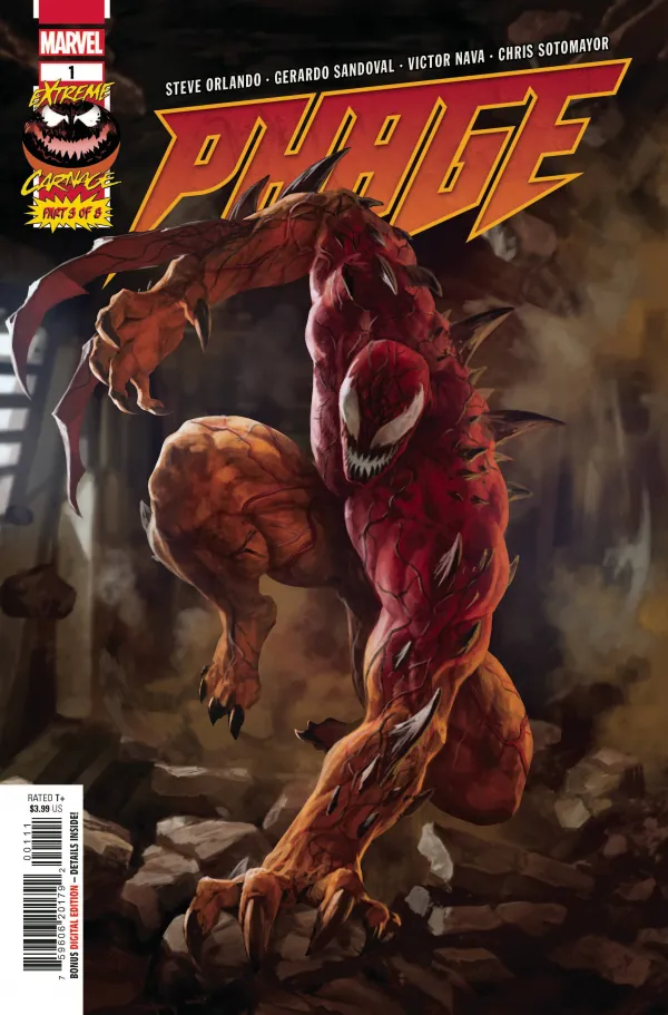 Cover of Extreme Carnage: Phage #1