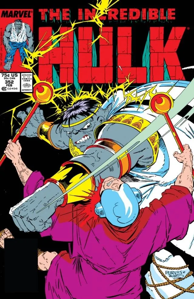 Cover of The Incredible Hulk #352