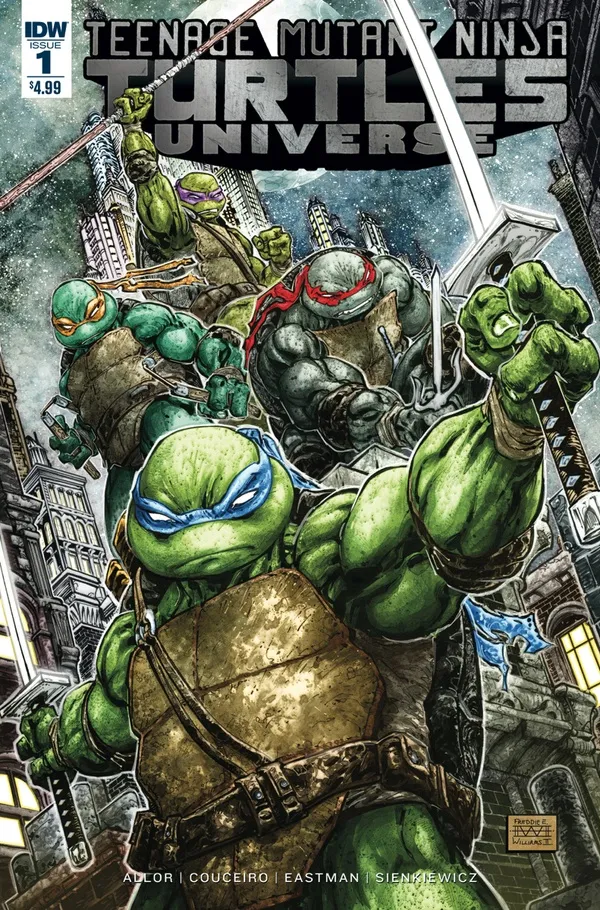 Cover of Teenage Mutant Ninja Turtles Universe #1