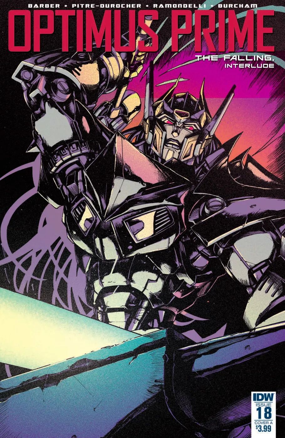 Cover of Optimus Prime #18