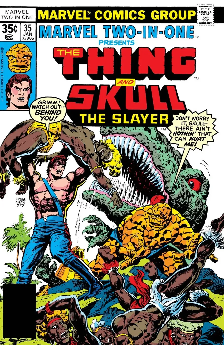 Cover of Marvel Two-in-One #35