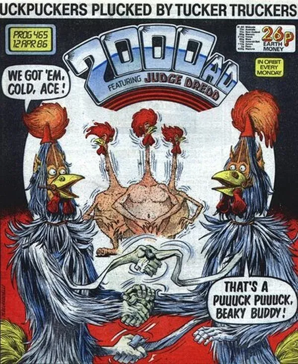 Cover of 2000 AD #465