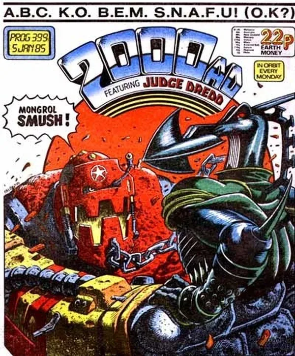 Cover of 2000 AD #399