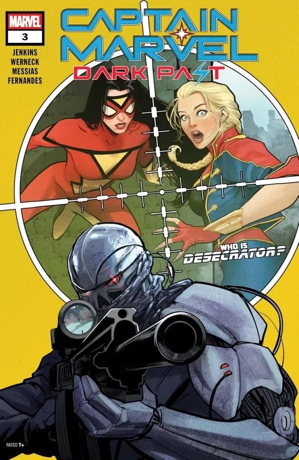 Cover of Captain Marvel: Dark Past #3