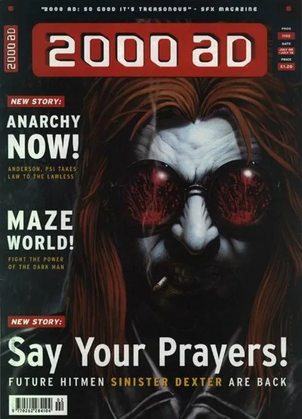 Cover of 2000 AD #1102