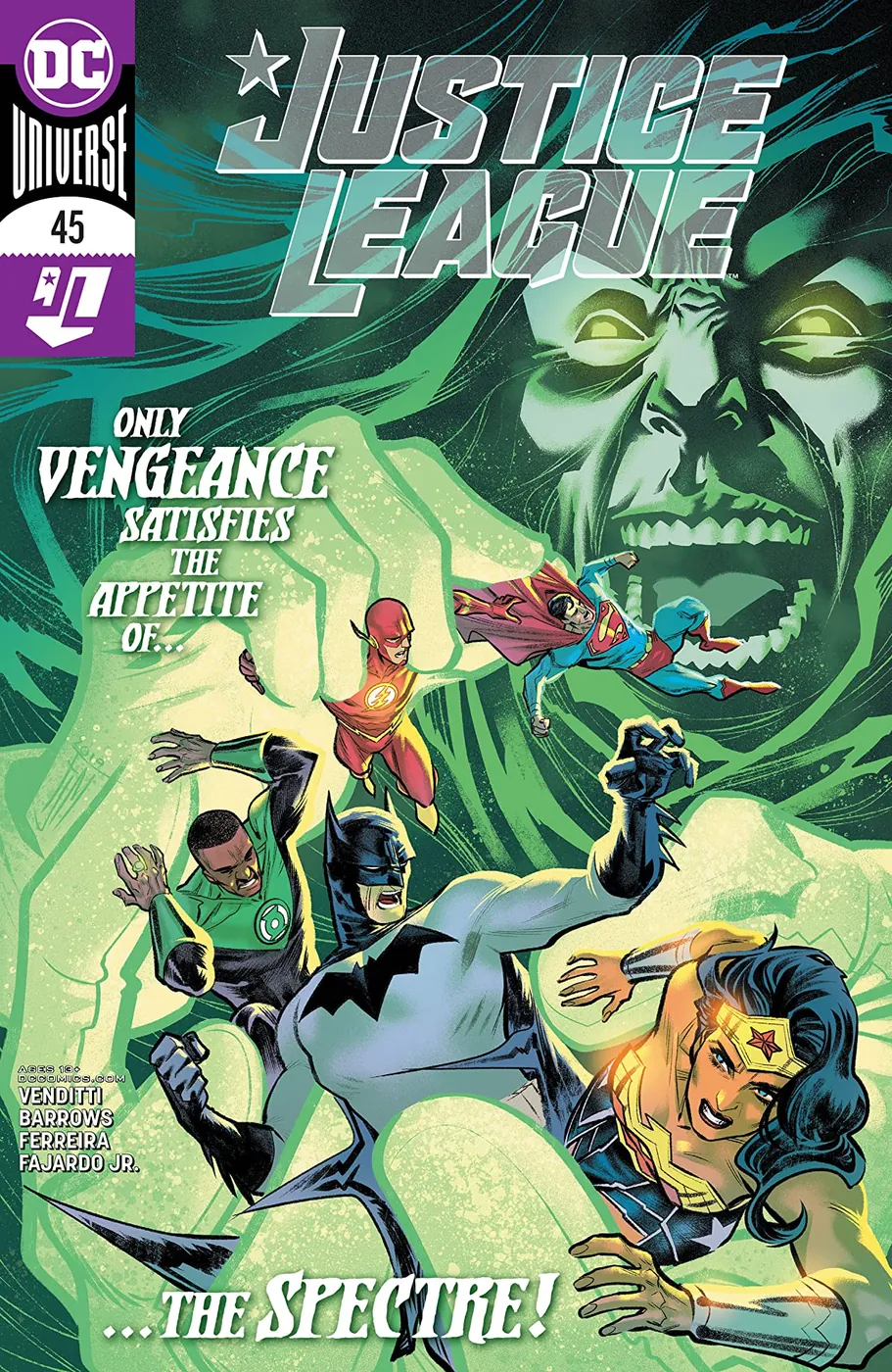 Cover of Justice League #45