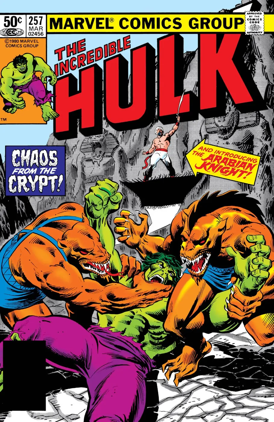 Cover of The Incredible Hulk #257