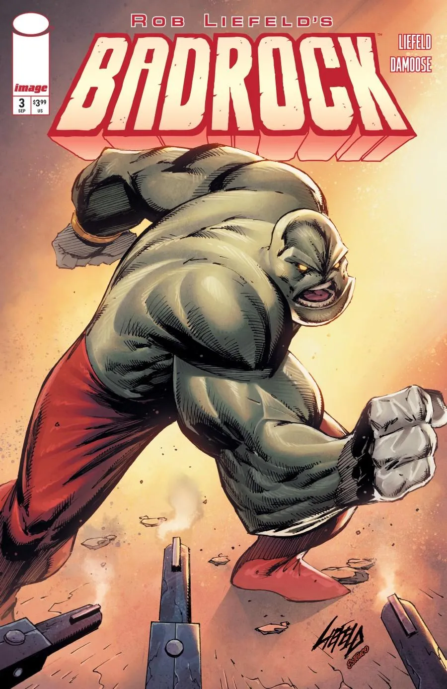 Cover of Badrock #3