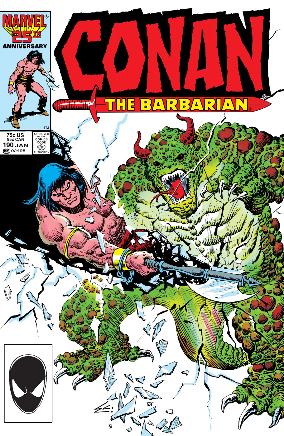 Cover of Conan the Barbarian #190