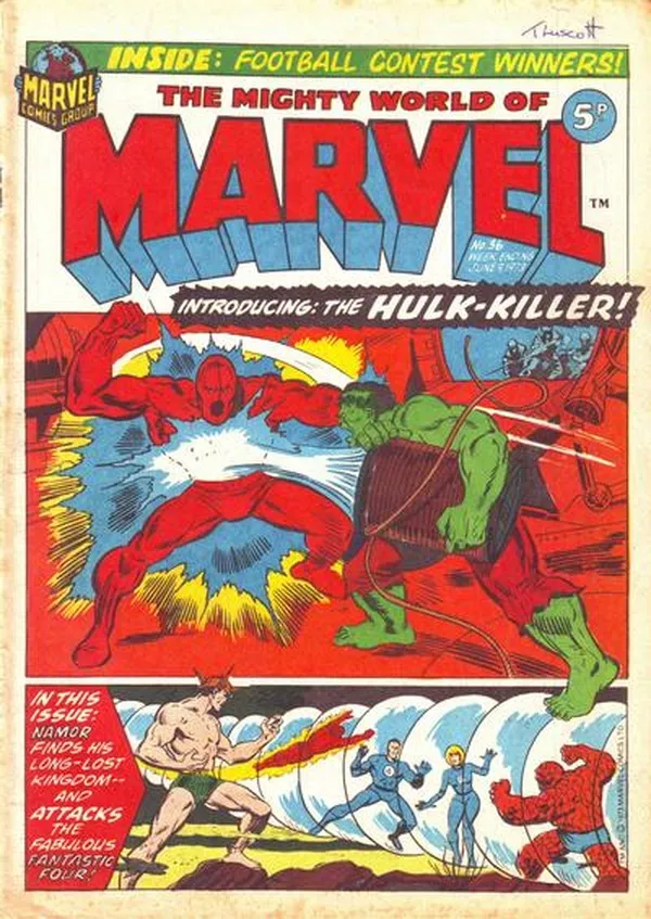 Cover of The Mighty World of Marvel #36