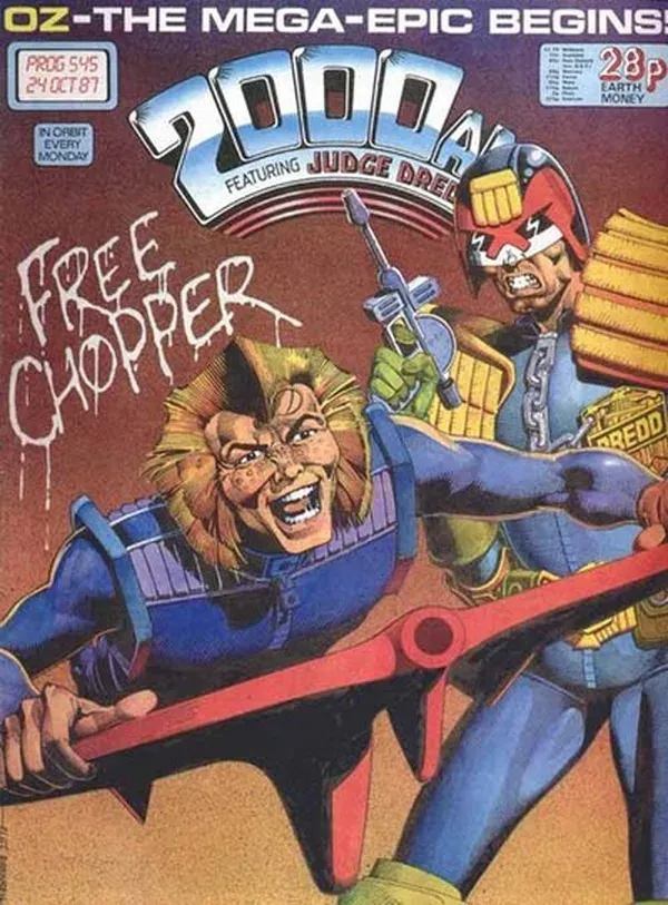 Cover of 2000 AD #545