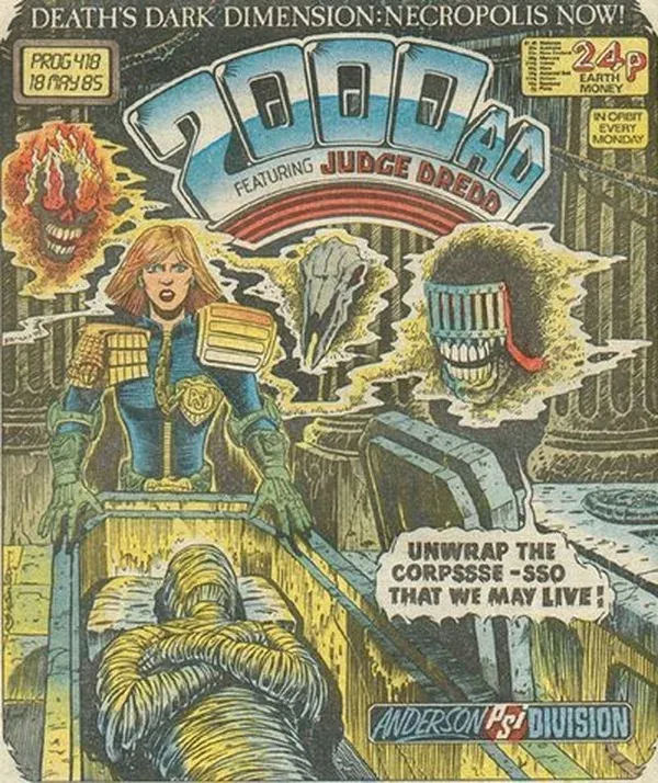 Cover of 2000 AD #418