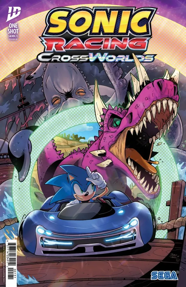 Cover of Sonic the Hedgehog: Sonic Racing CrossWorlds #[nn]