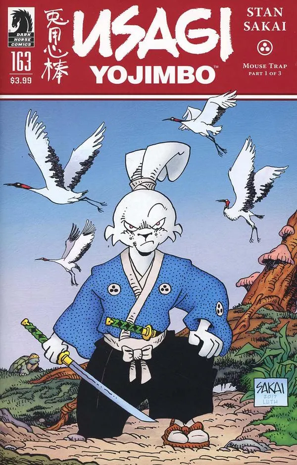 Cover of Usagi Yojimbo #163