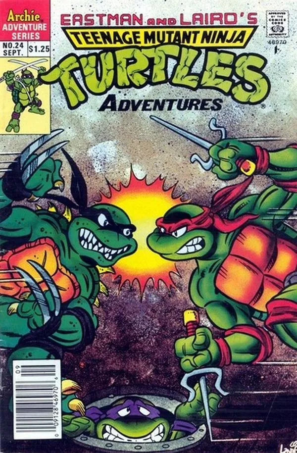 Cover of Teenage Mutant Ninja Turtles Adventures #24