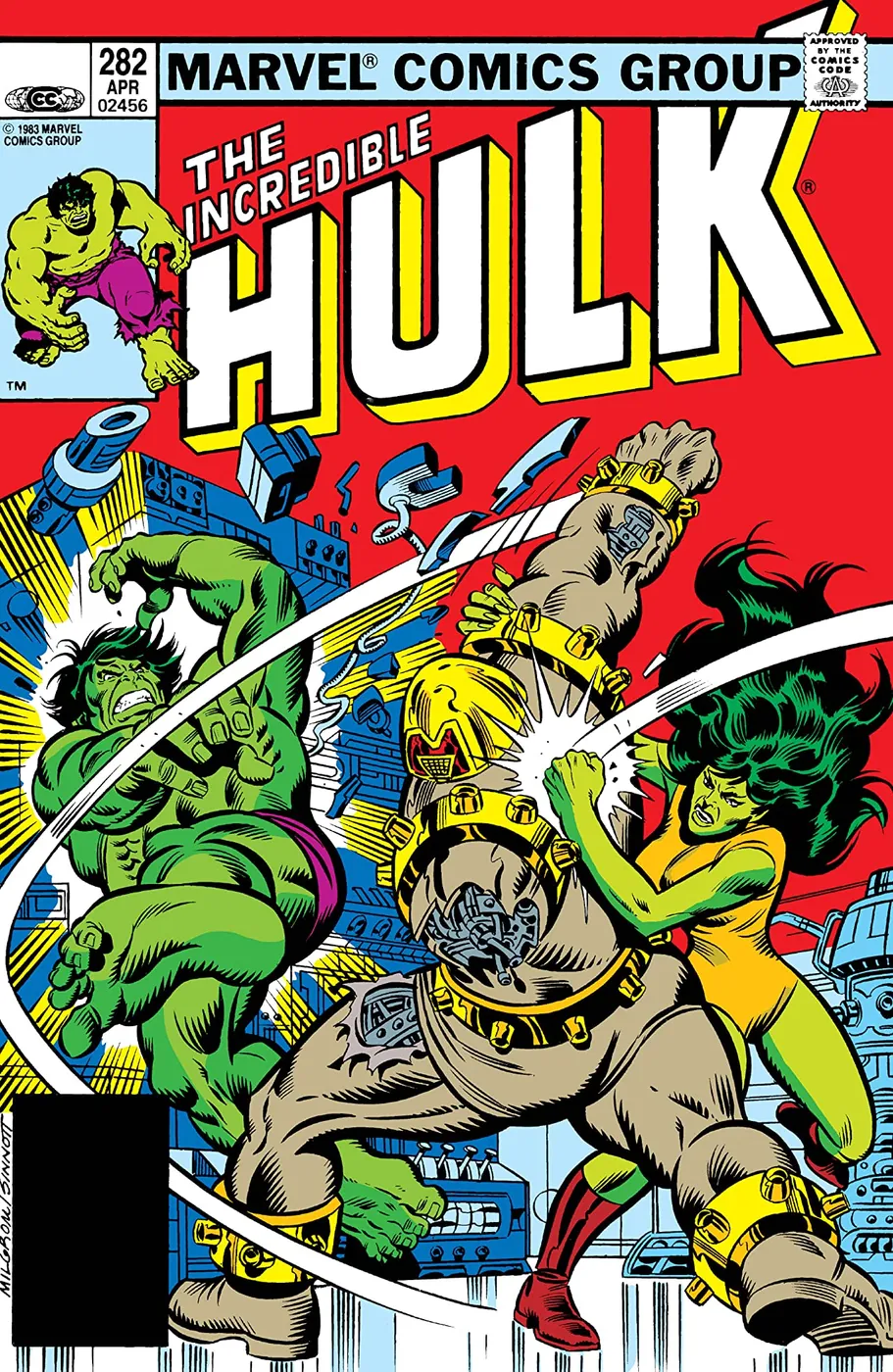 Cover of The Incredible Hulk #282