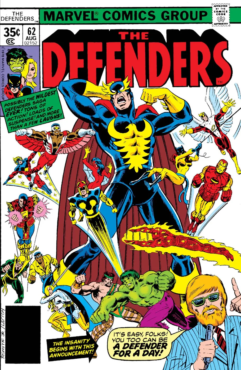 Cover of The Defenders #62