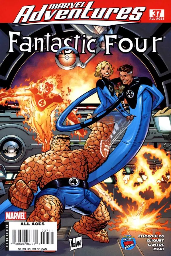 Cover of Marvel Adventures Fantastic Four #37