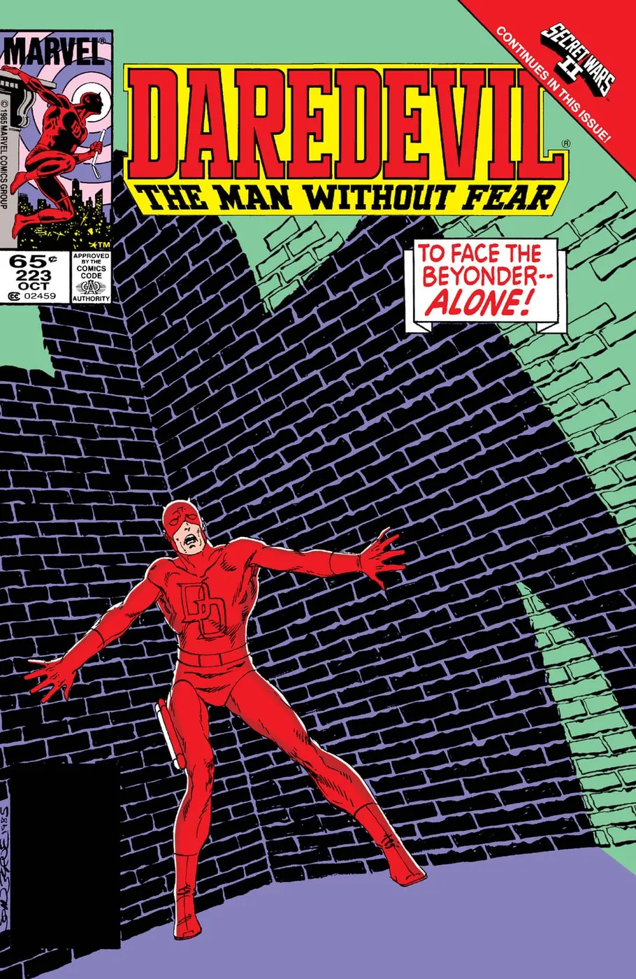 Cover of Daredevil #223