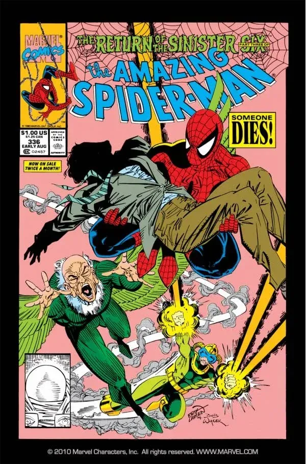 Cover of The Amazing Spider-Man #336
