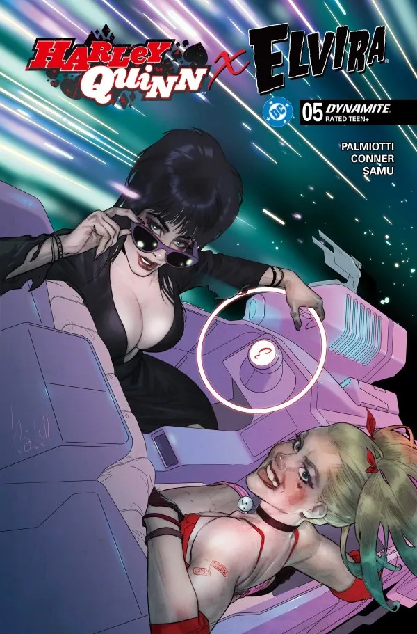 Cover of Harley Quinn x Elvira #5