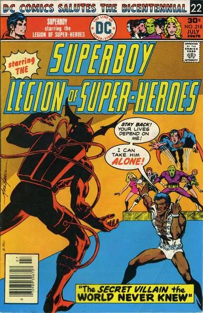 Cover of Superboy #218