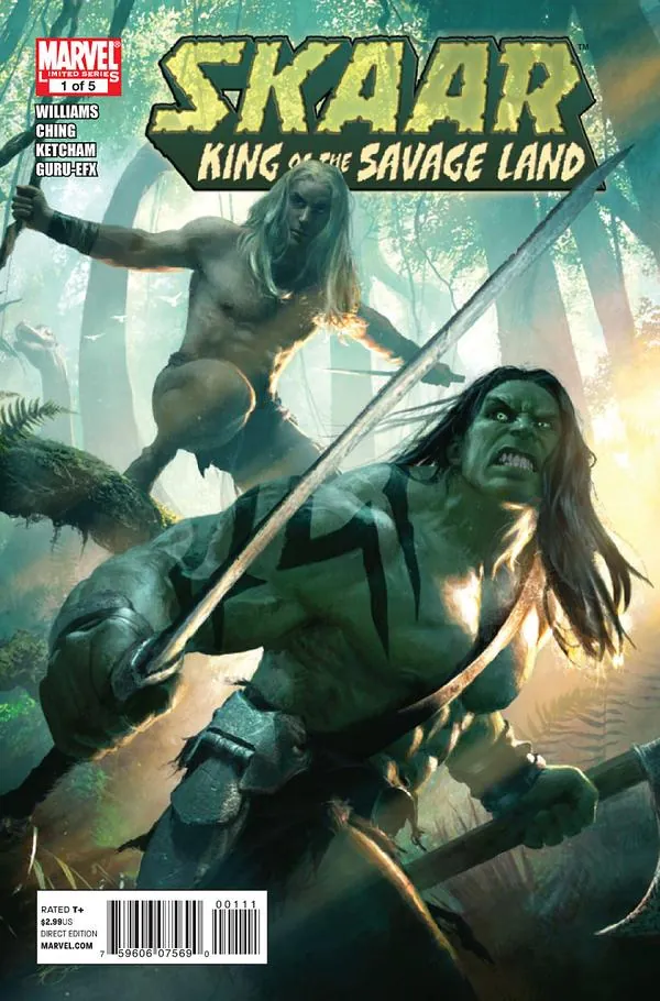 Cover of Skaar: King of the Savage Land #1