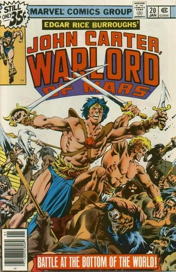 Cover of John Carter, Warlord of Mars #20