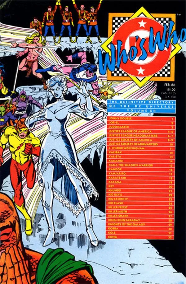 Cover of Who's Who: The Definitive Directory of the DC Universe #12