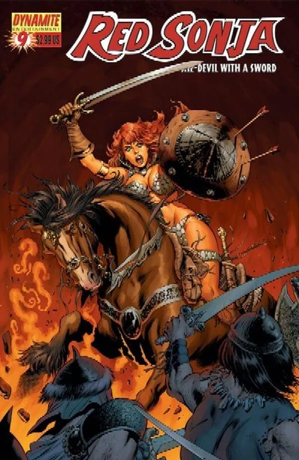 Cover of Red Sonja #9