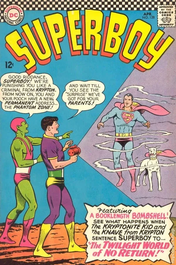 Cover of Superboy #128