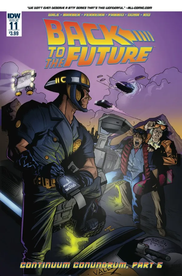 Cover of Back to the Future #11