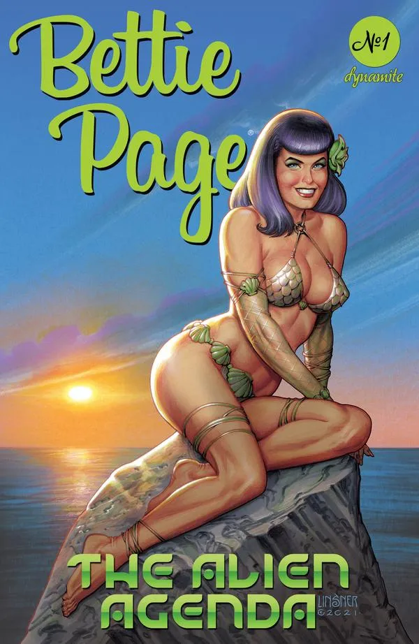 Cover of Bettie Page and the Alien Agenda #1