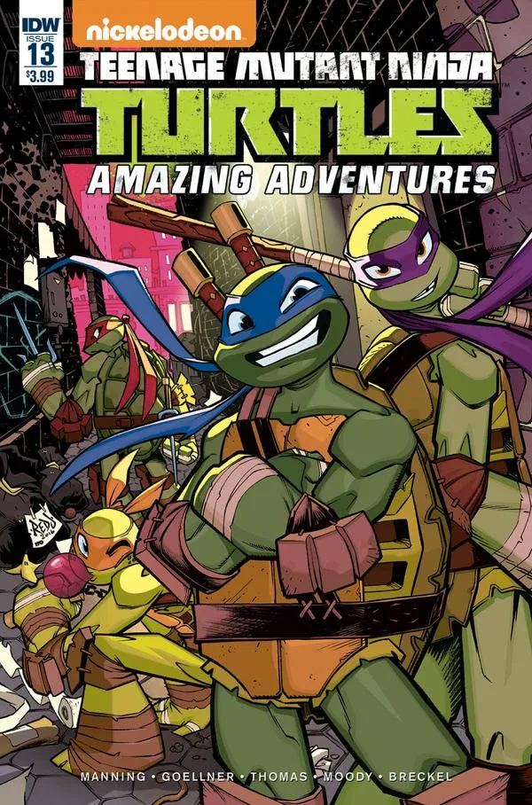 Cover of Teenage Mutant Ninja Turtles: Amazing Adventures #13