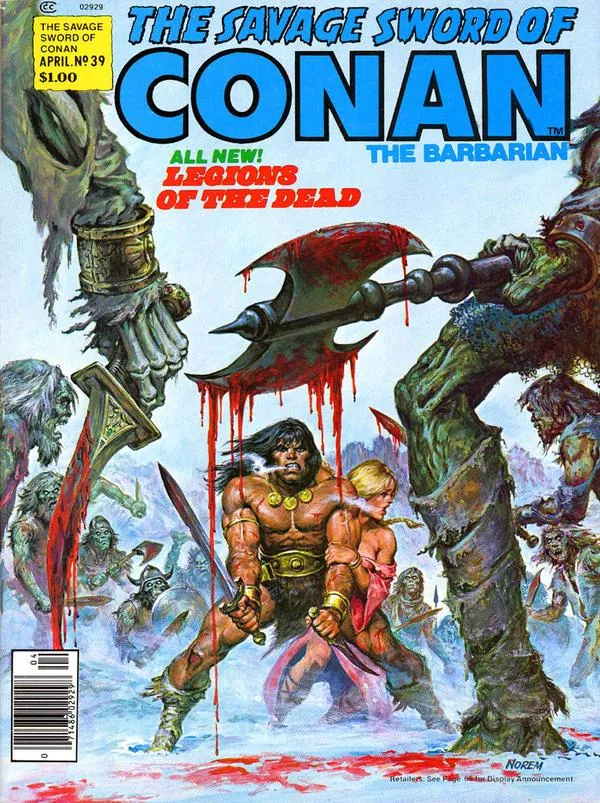 Cover of The Savage Sword of Conan #39