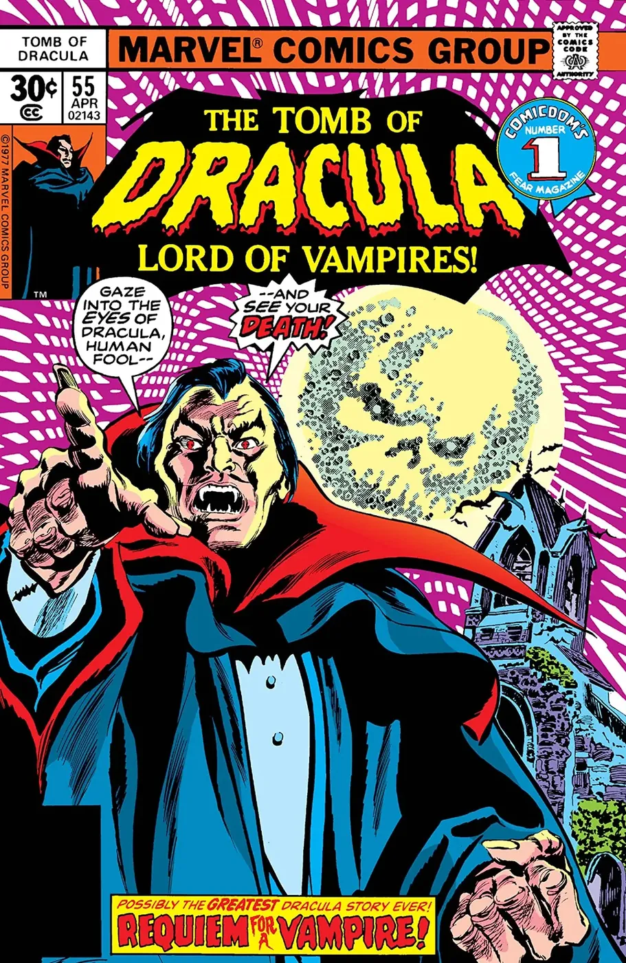 Cover of Tomb of Dracula #55