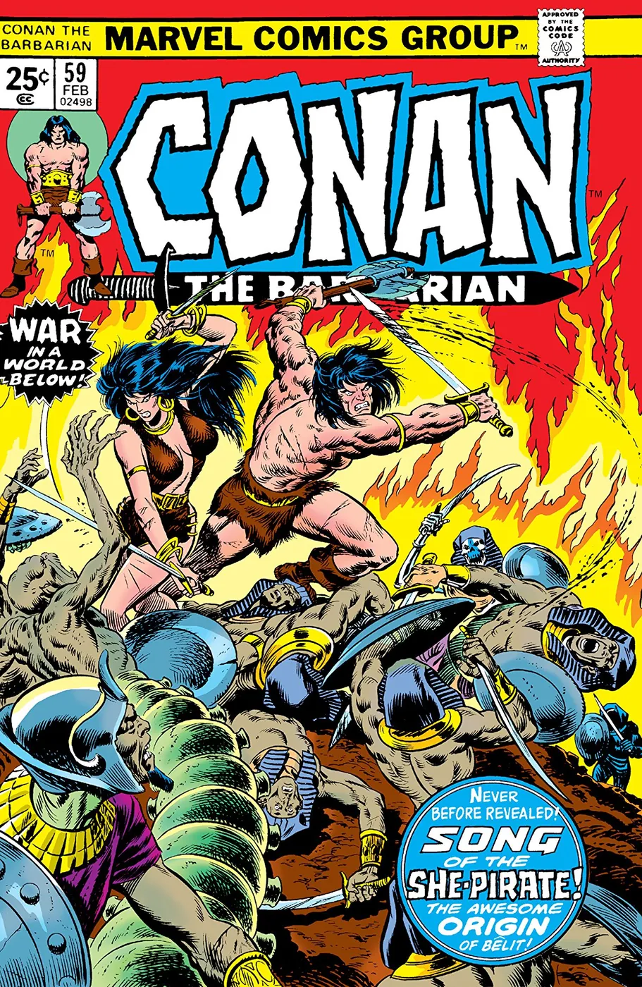 Cover of Conan the Barbarian #59