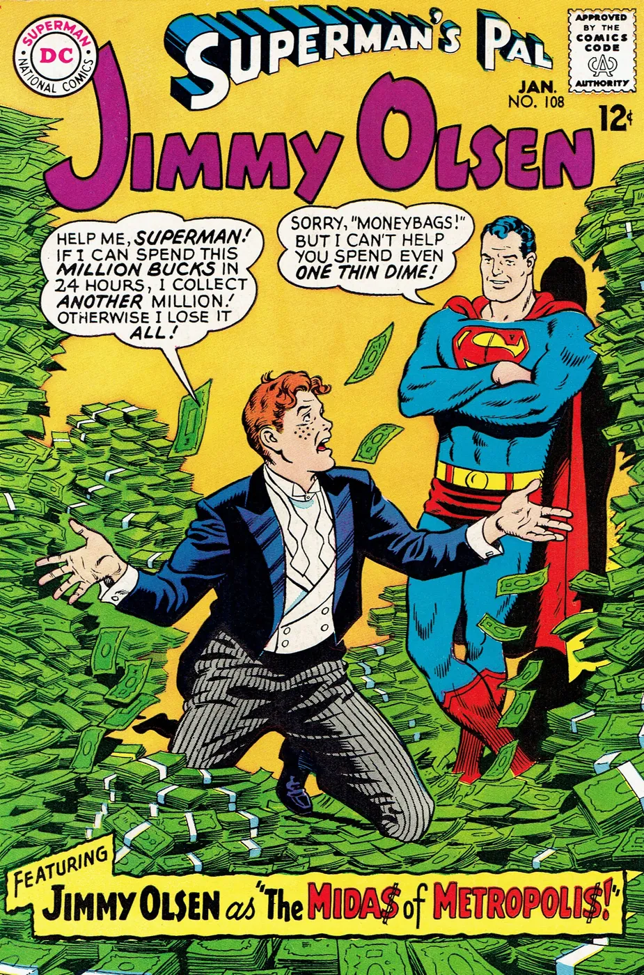 Cover of Superman's Pal, Jimmy Olsen #108