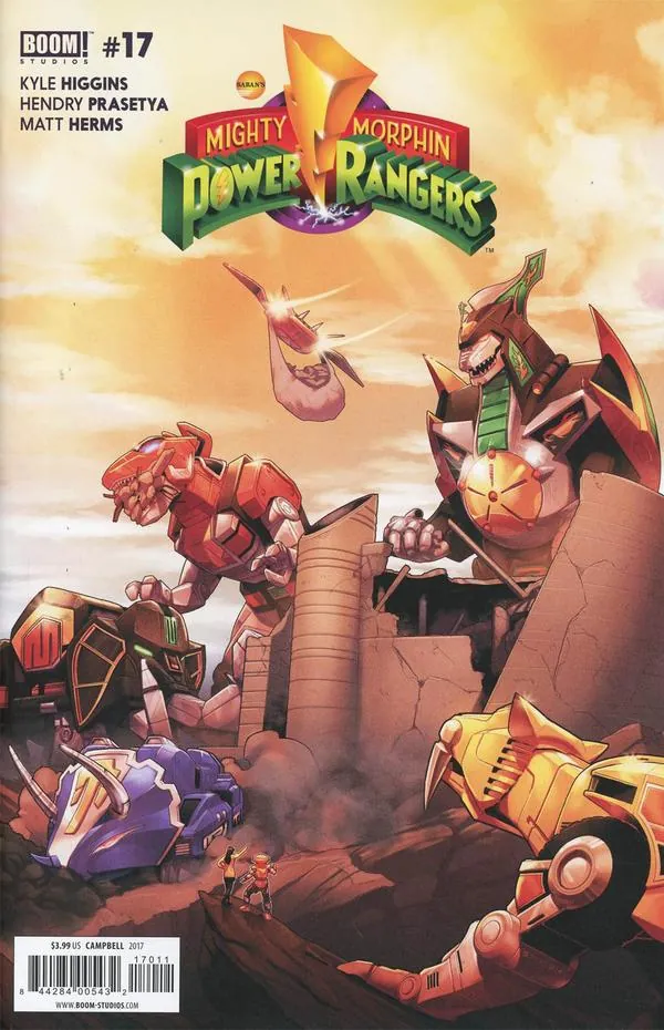 Cover of Mighty Morphin Power Rangers #17