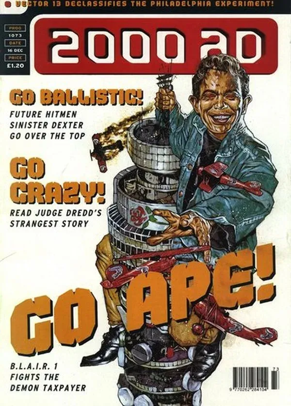 Cover of 2000 AD #1073