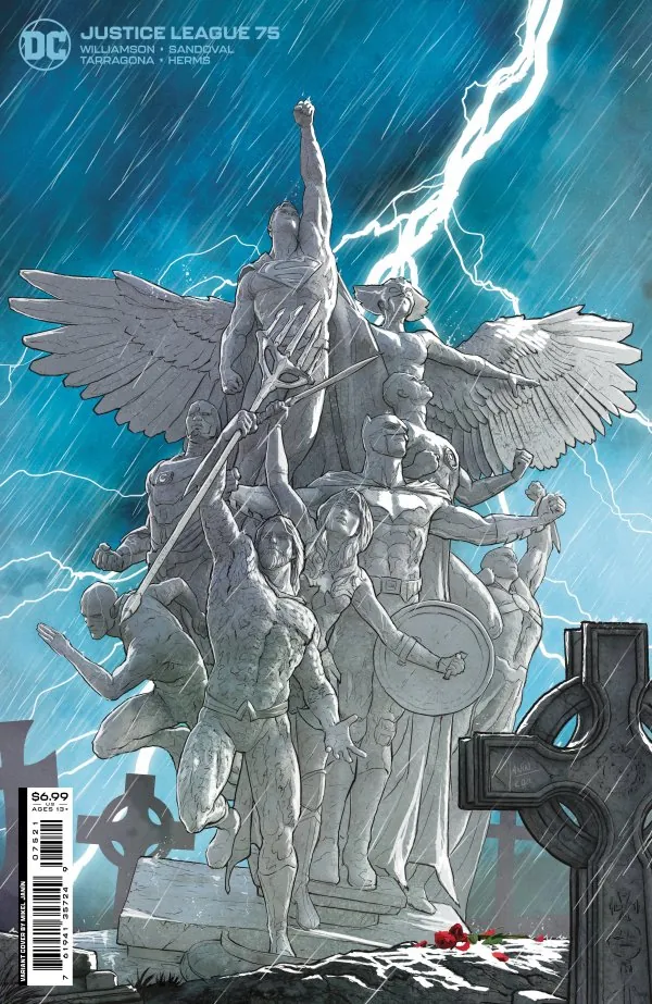 Cover of Justice League #75
