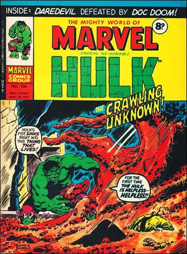 Cover of The Mighty World of Marvel #134