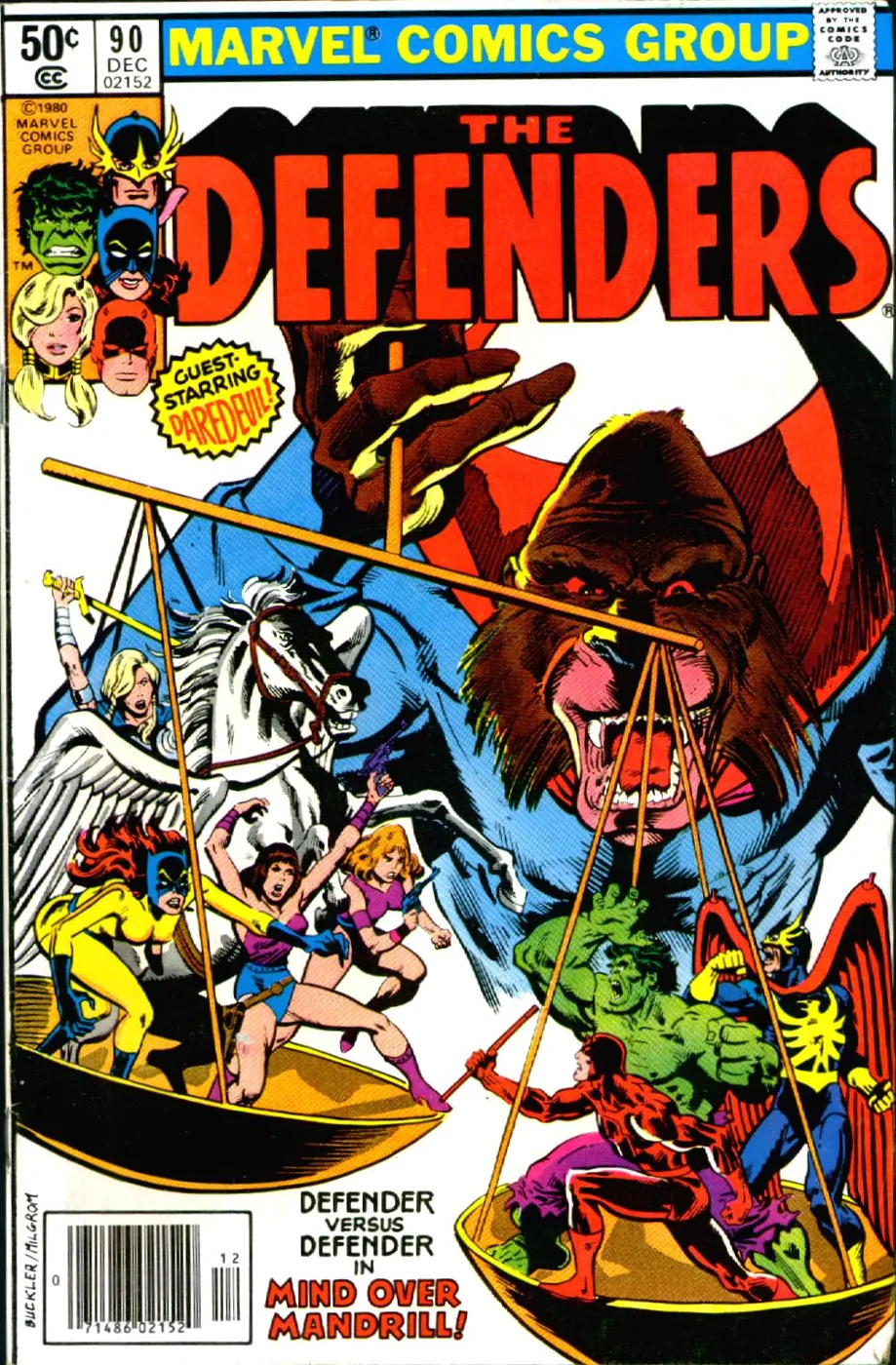 Cover of The Defenders #90