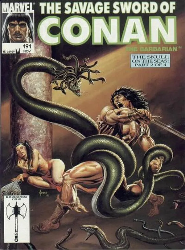 Cover of The Savage Sword of Conan #191