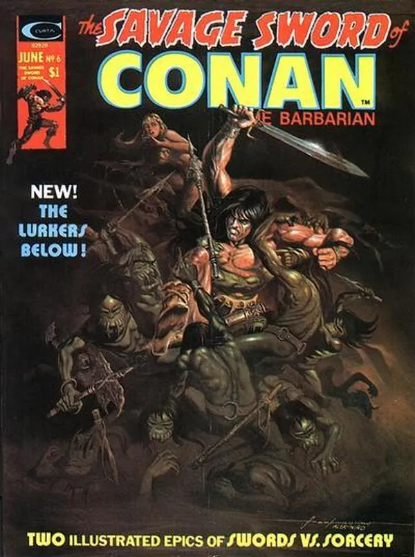 Cover of The Savage Sword of Conan #6