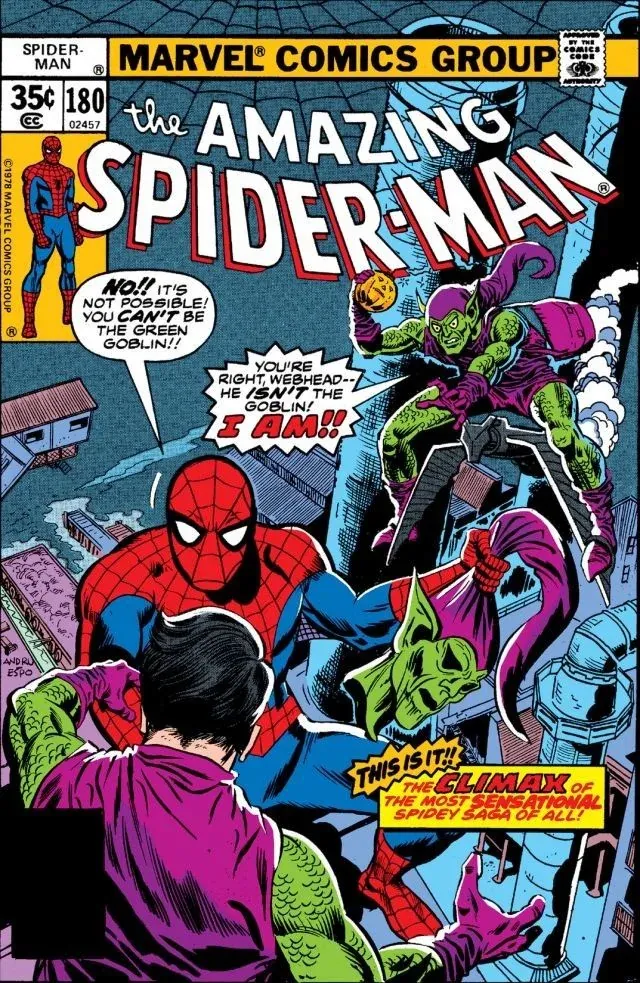 Cover of The Amazing Spider-Man #180