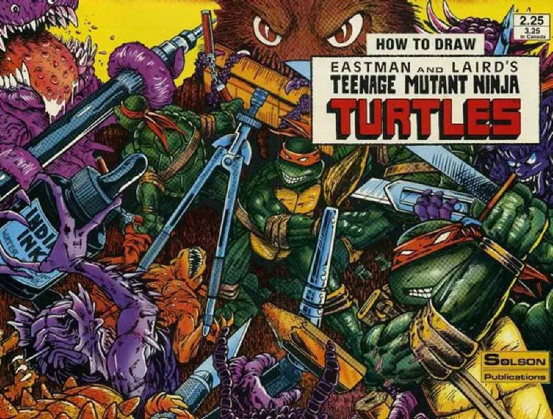Cover of How to Draw Teenage Mutant Ninja Turtles #1
