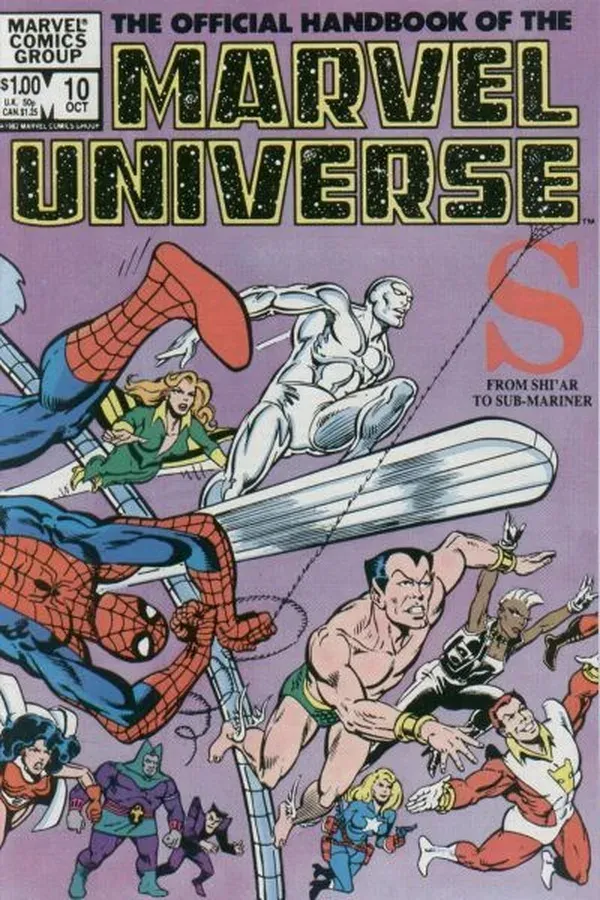 Cover of The Official Handbook of the Marvel Universe #10