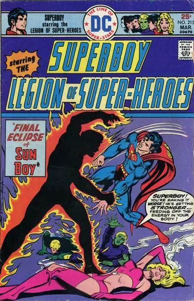 Cover of Superboy #215
